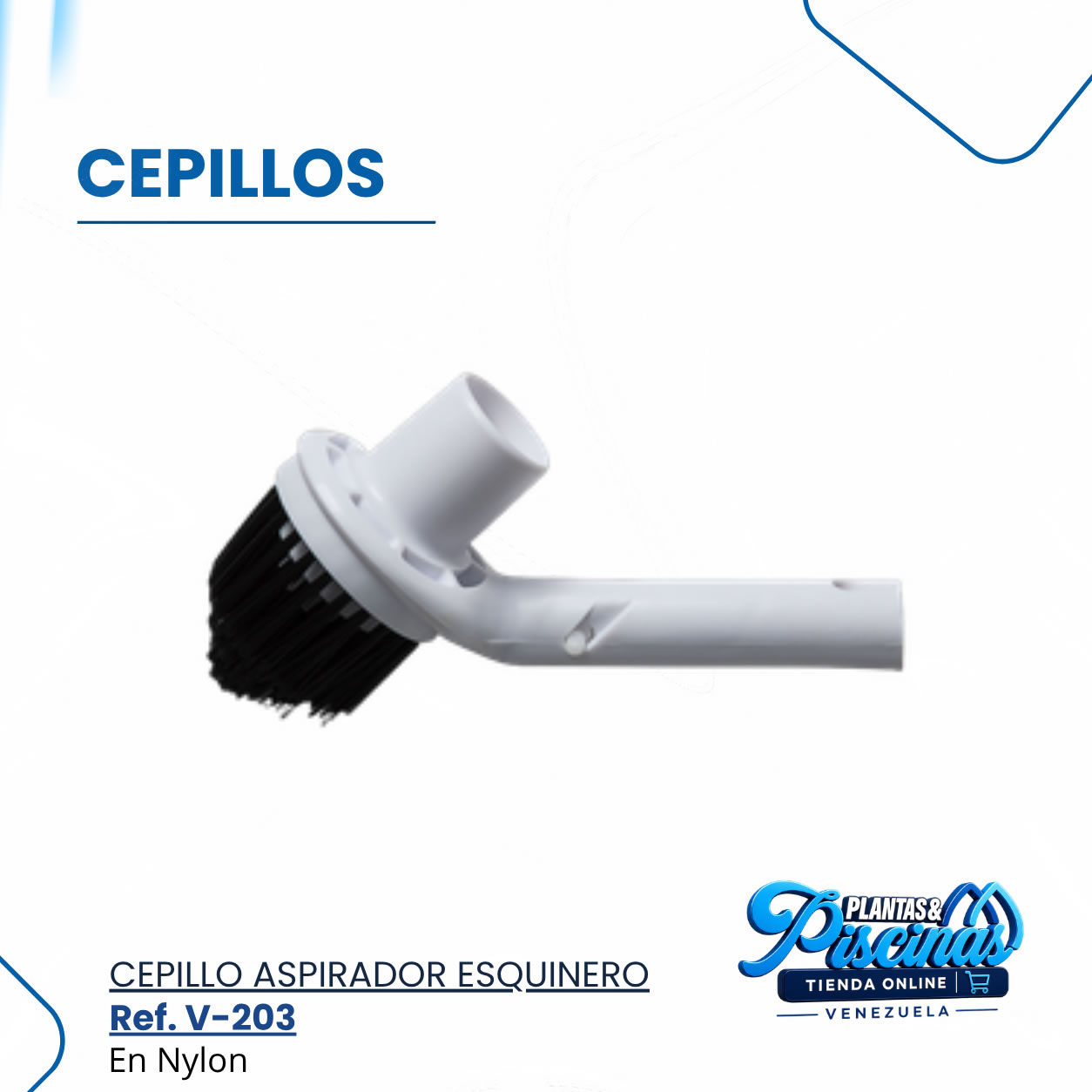 Cepillo Aspirador Esquinero V-203
