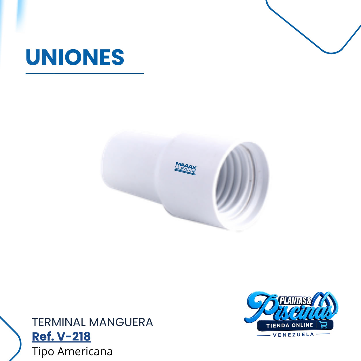 Uniones Terminal Manguera V-218