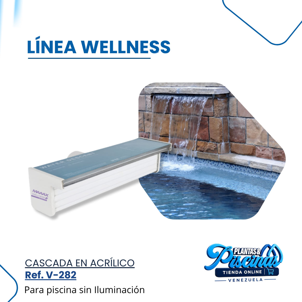 Cascada en Acrílico V-282