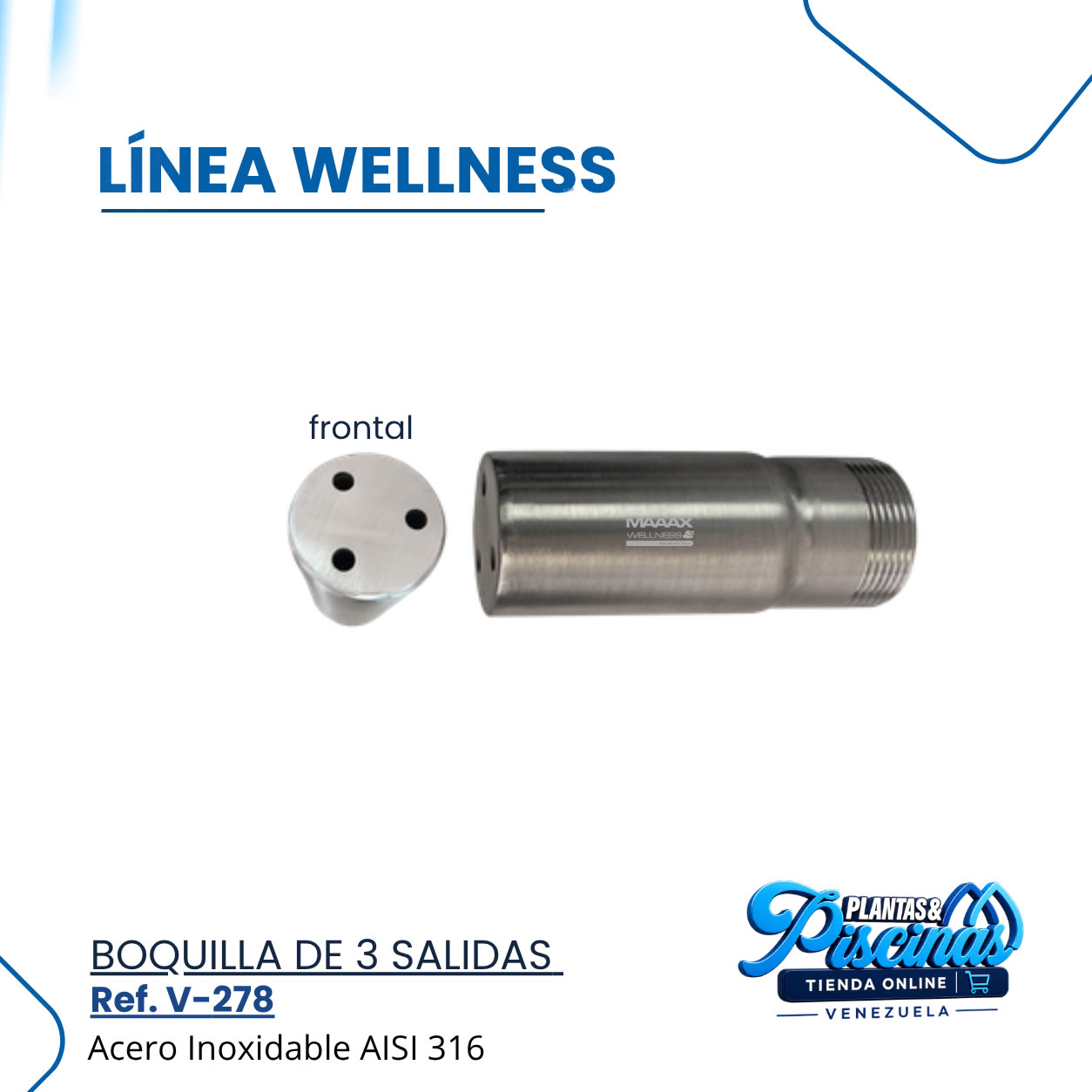Boquilla de 3 Salidas V-278