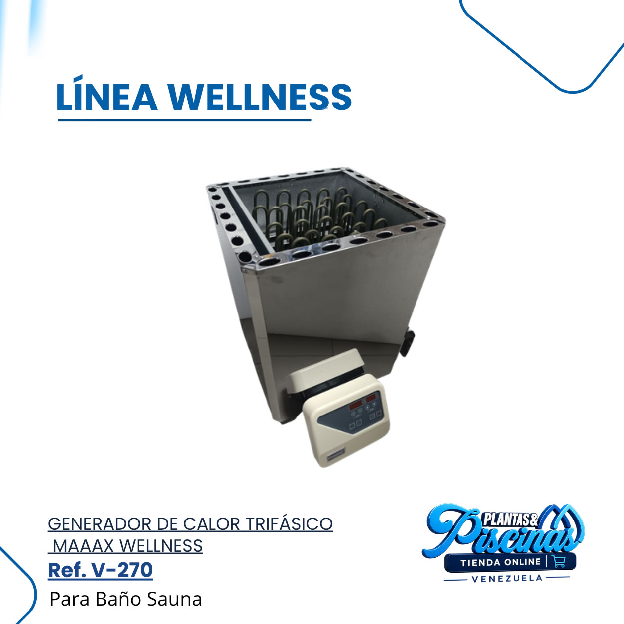 Generador de Calor Trifásico Maaaxellness V-270
