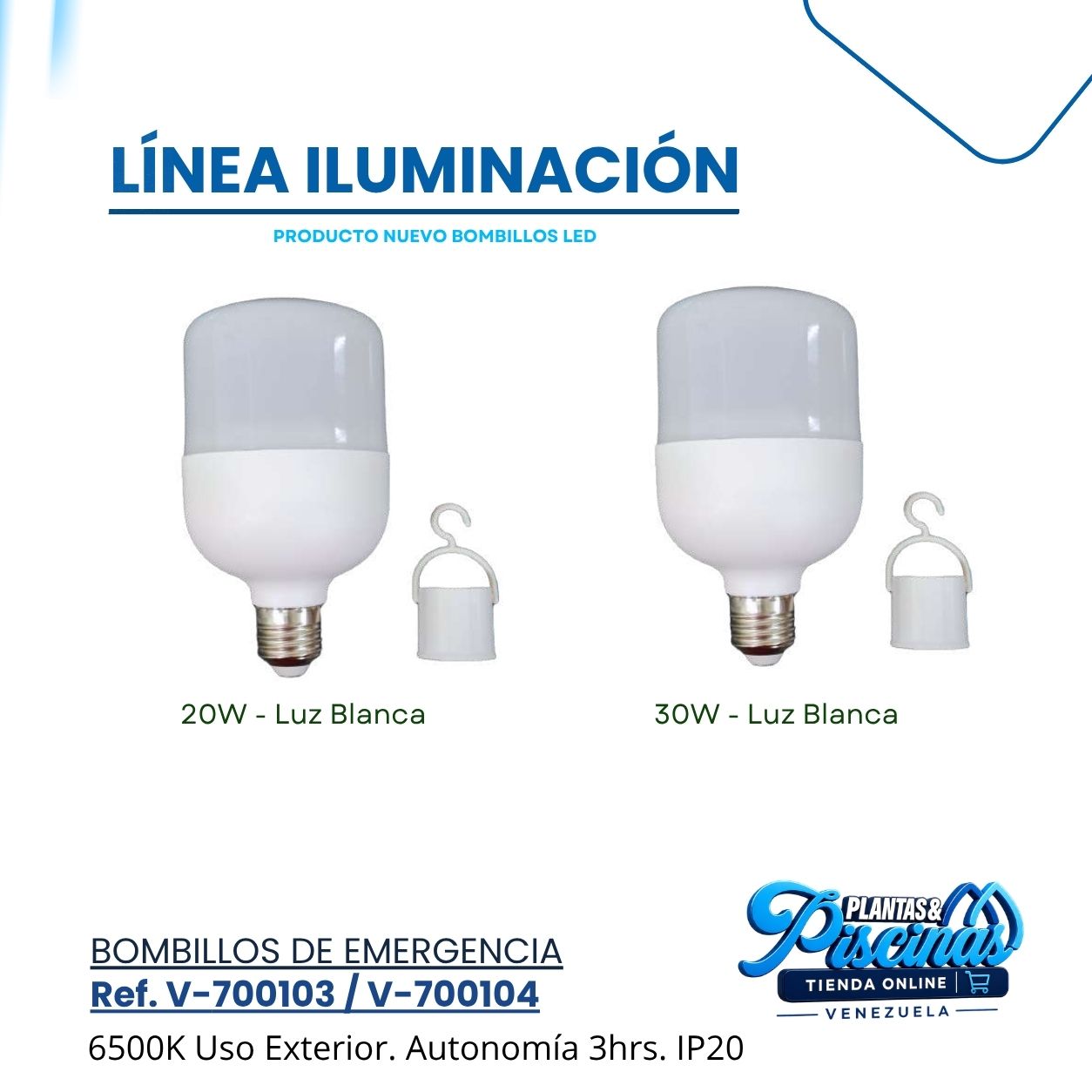 Bombillos de Emergencia V-700103 V-700104