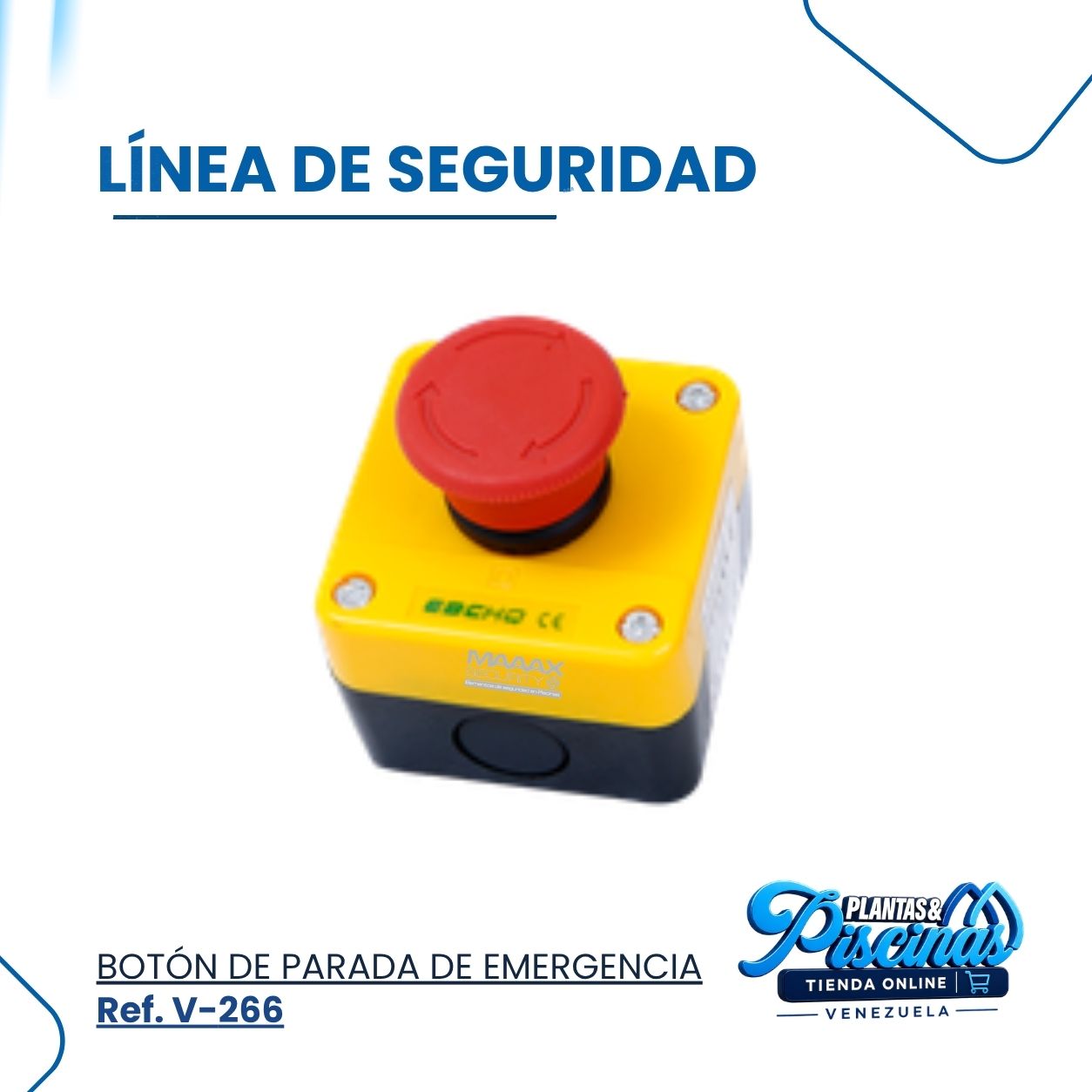 Botón de Parada de Emergencia V-266